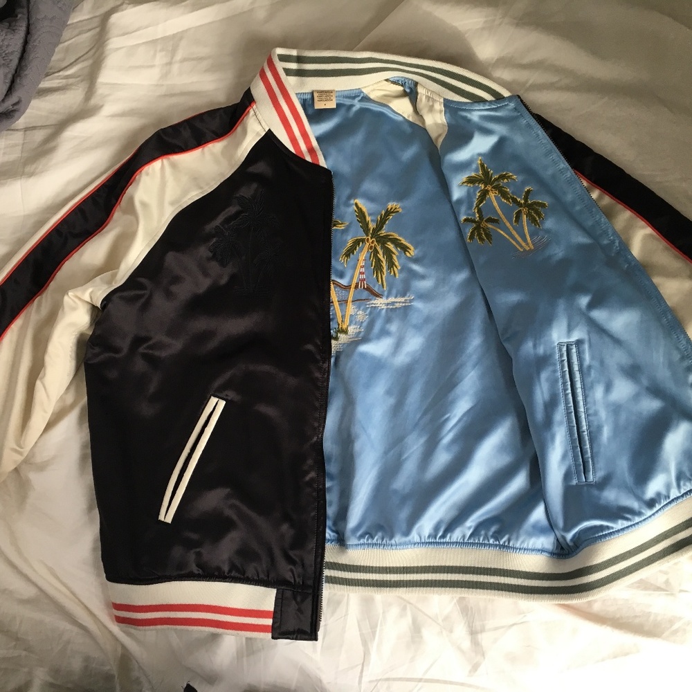 RARE Levi's reversible Varsity Bomber Jacket